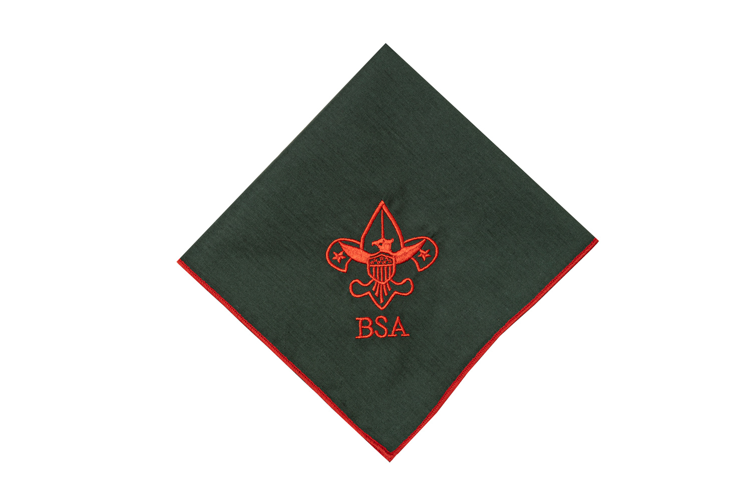 BSA Universal Emblem Embroidered Neckerchief, Green