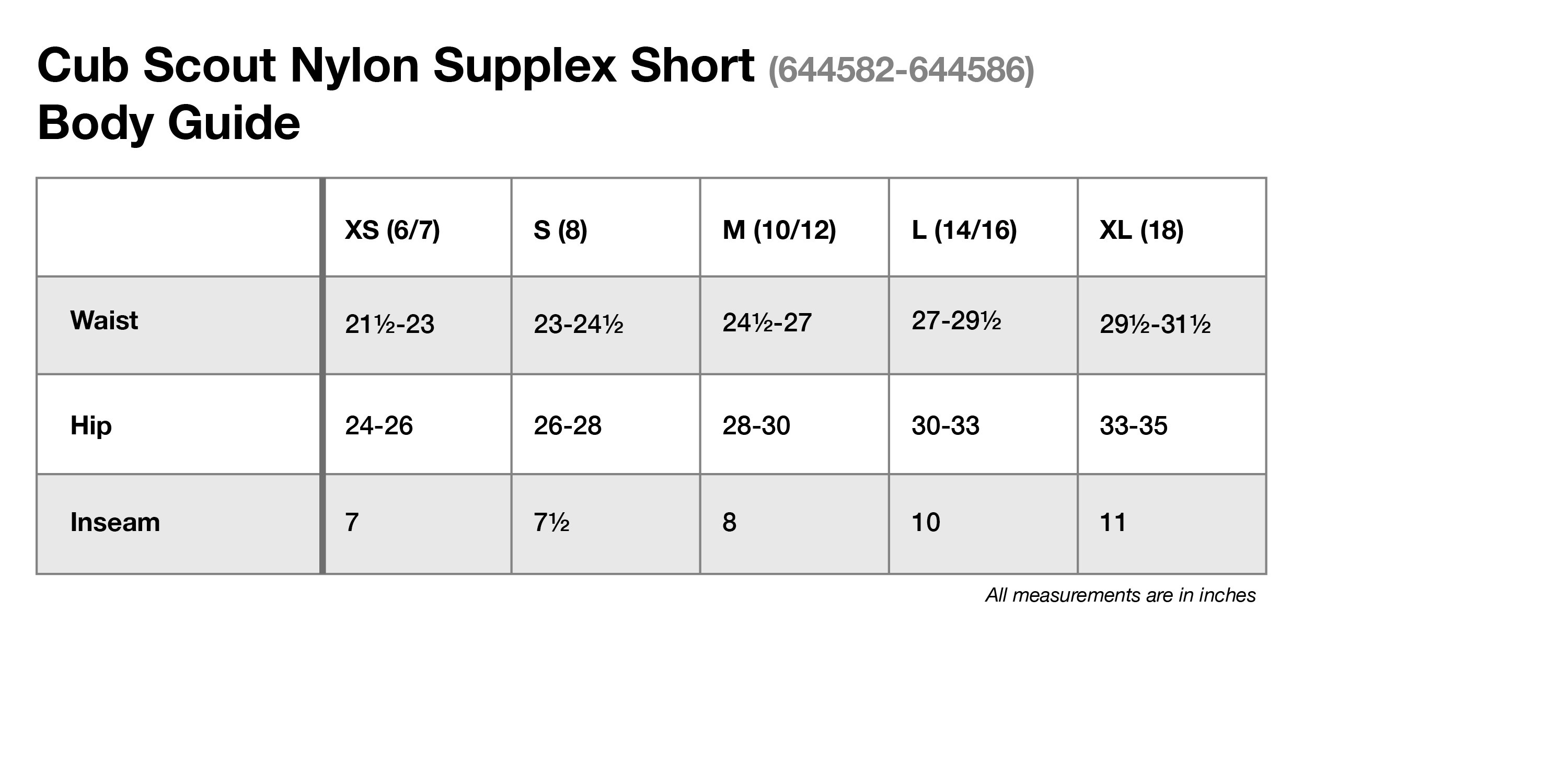 Cub Scout Performance Uniform Short, Youth