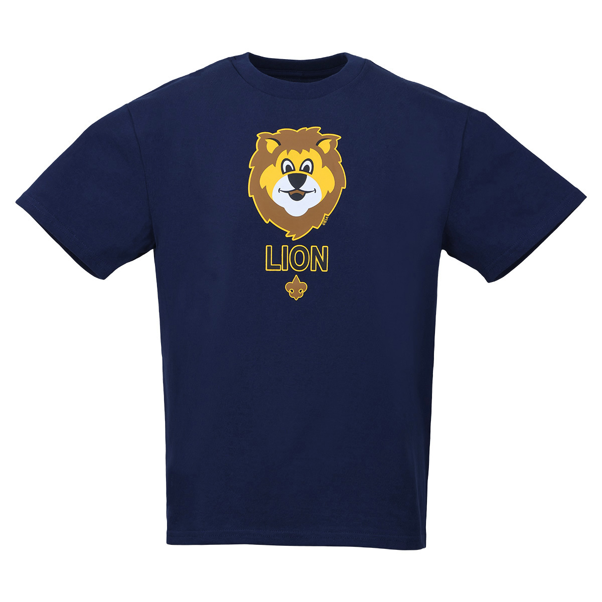 Cub Scout Lion Rank Chest Logo T-Shirt, Adult