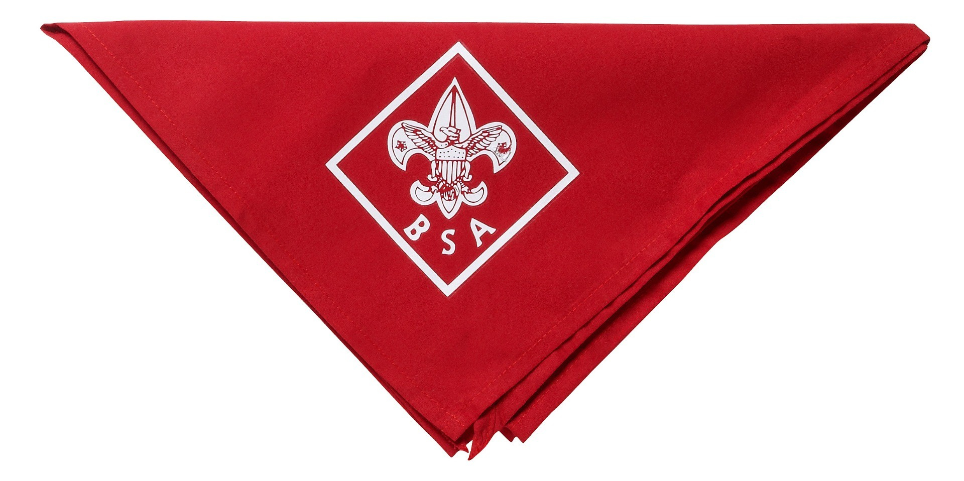 BSA Universal Emblem Printed Neckerchief, Red 3 BSA Universal Emblem Printed Neckerchief, Red