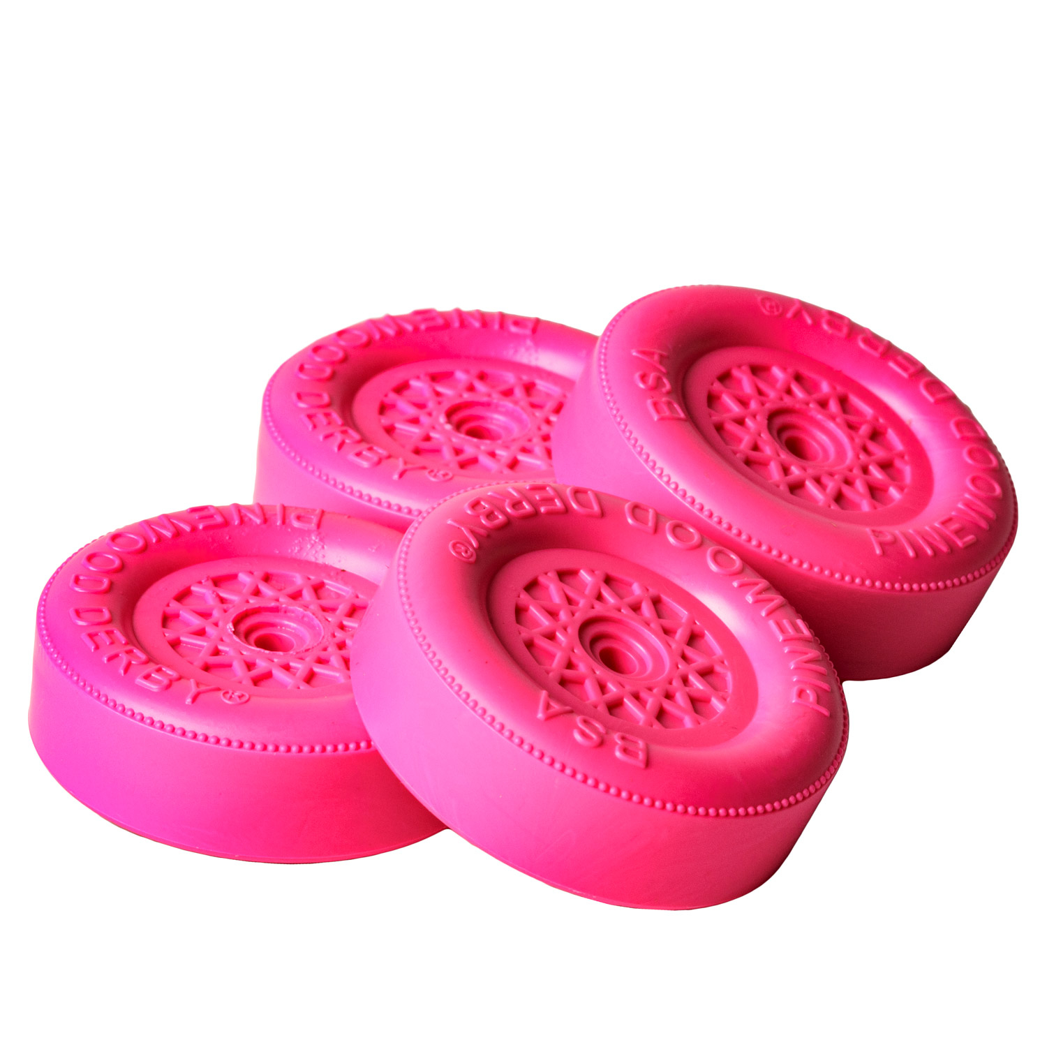 Pinewood Derby Pink Wheel & Axles