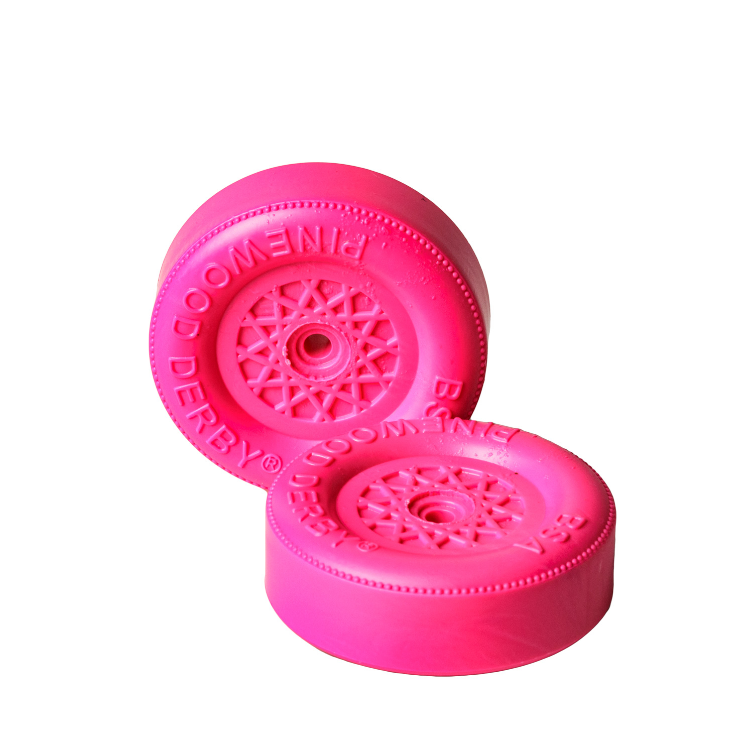 Pinewood Derby Pink Wheel & Axles