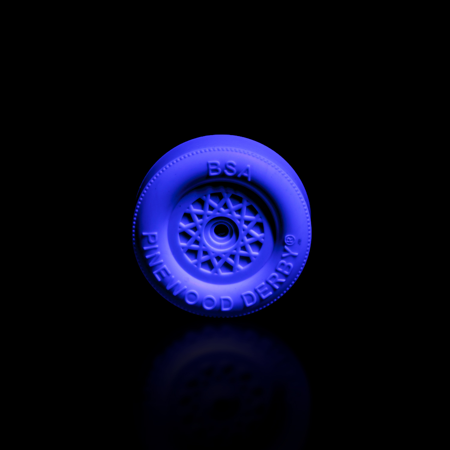 Pinewood Derby Blue Wheels and Axles