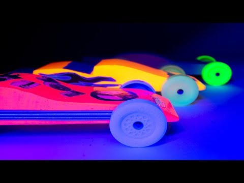 Pinewood Derby Blue Wheels and Axles