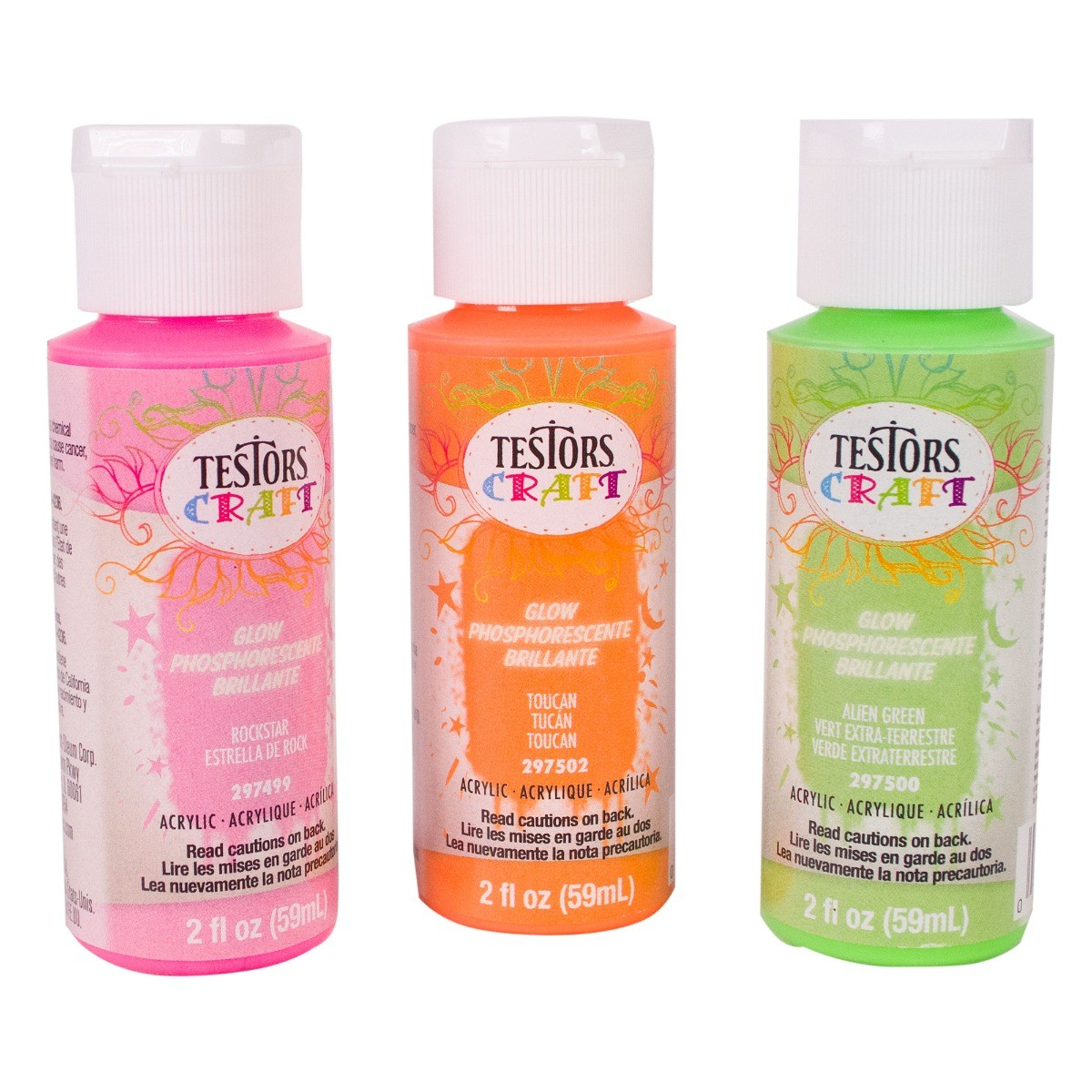 TESTORS Glow-in-the-Dark Paint Set