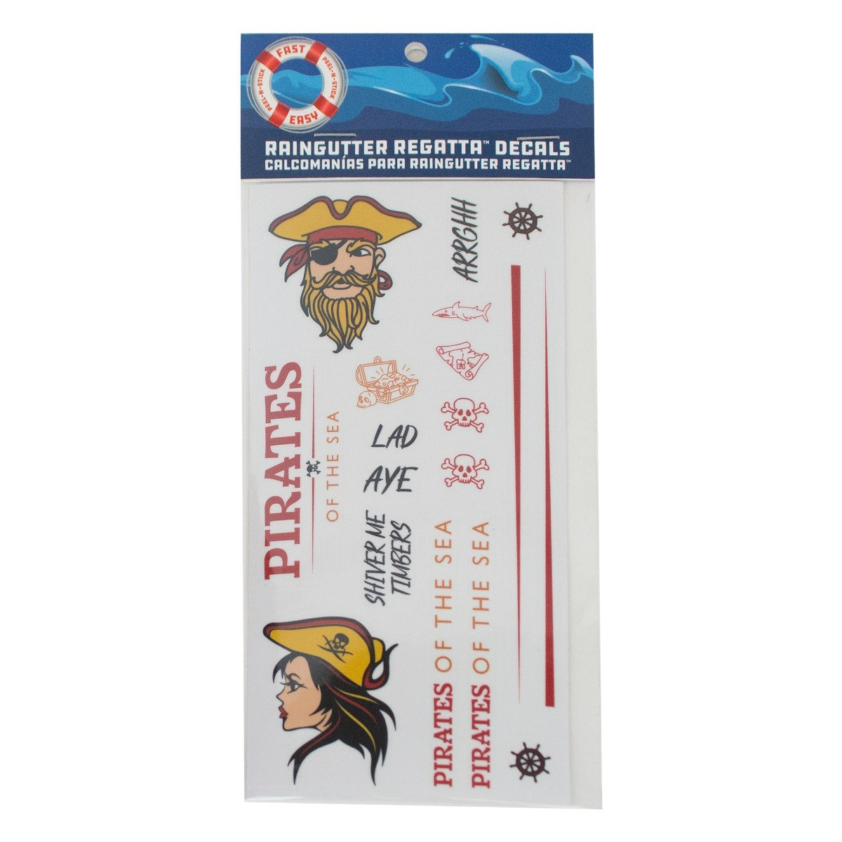 Raingutter Regatta Pirate Decal
