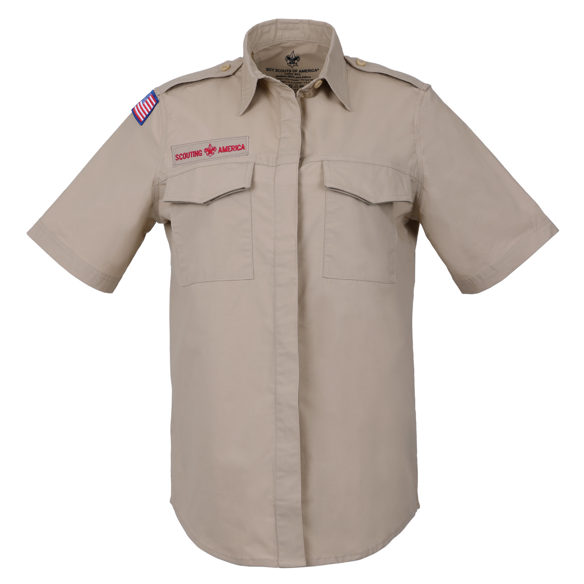 Scouts BSA Uniform Shirt, Short Sleeve - Ladies XS-4XL