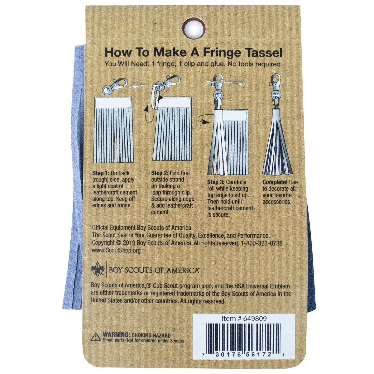 Fringe Tassel Leather Craft Kit