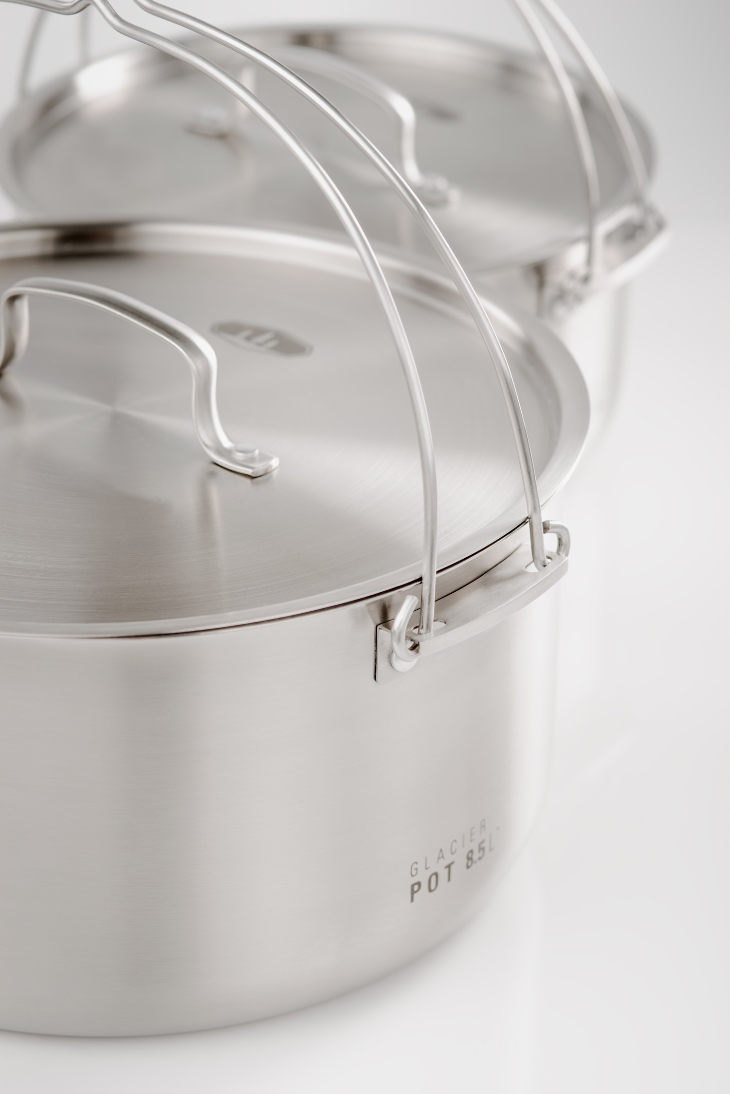GSI Glacier Stainless Steel 3pc Troop Cookset