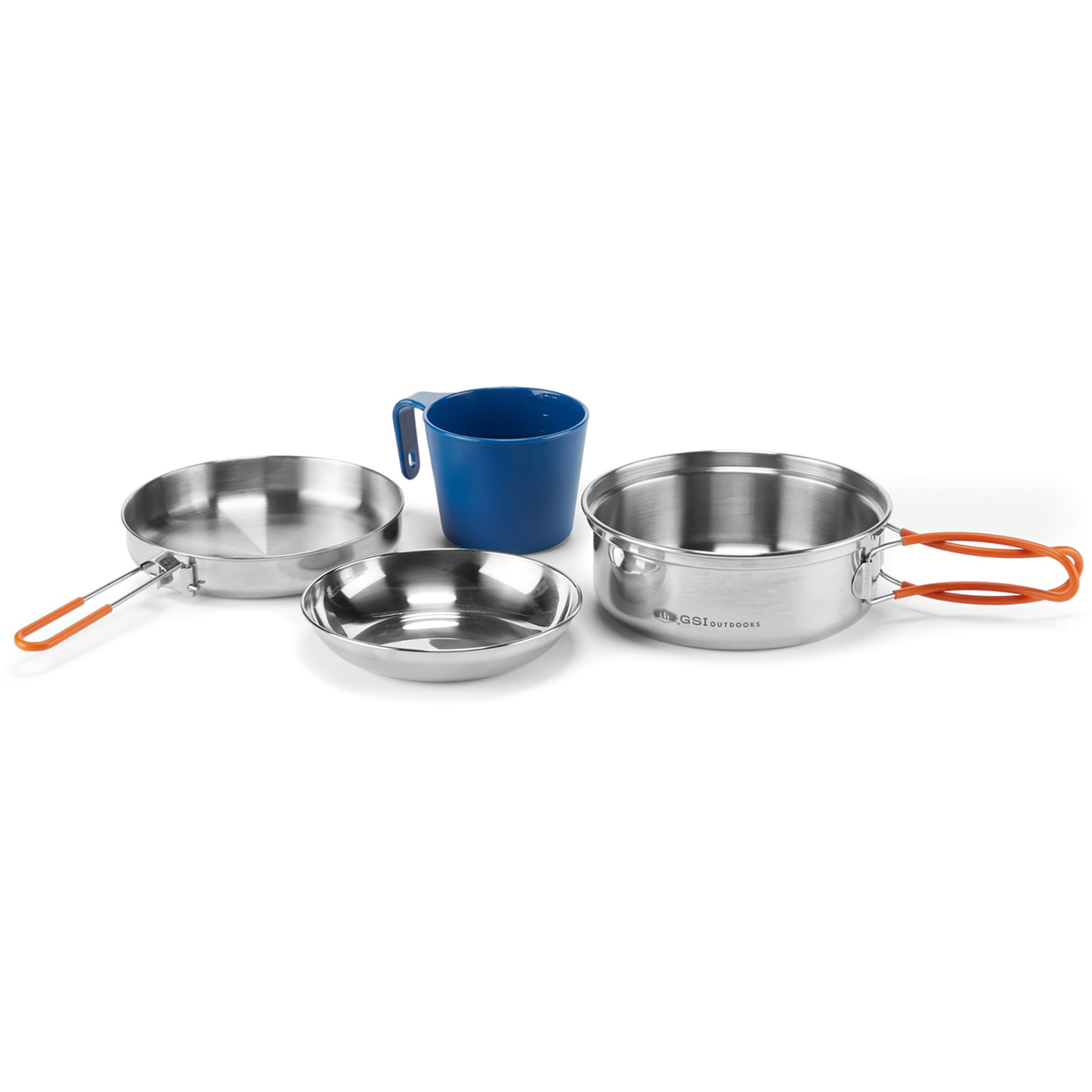 GSI Stainless Steel 4pc Personal Cook Kit 1 GSI Stainless Steel 4pc Personal Cook Kit