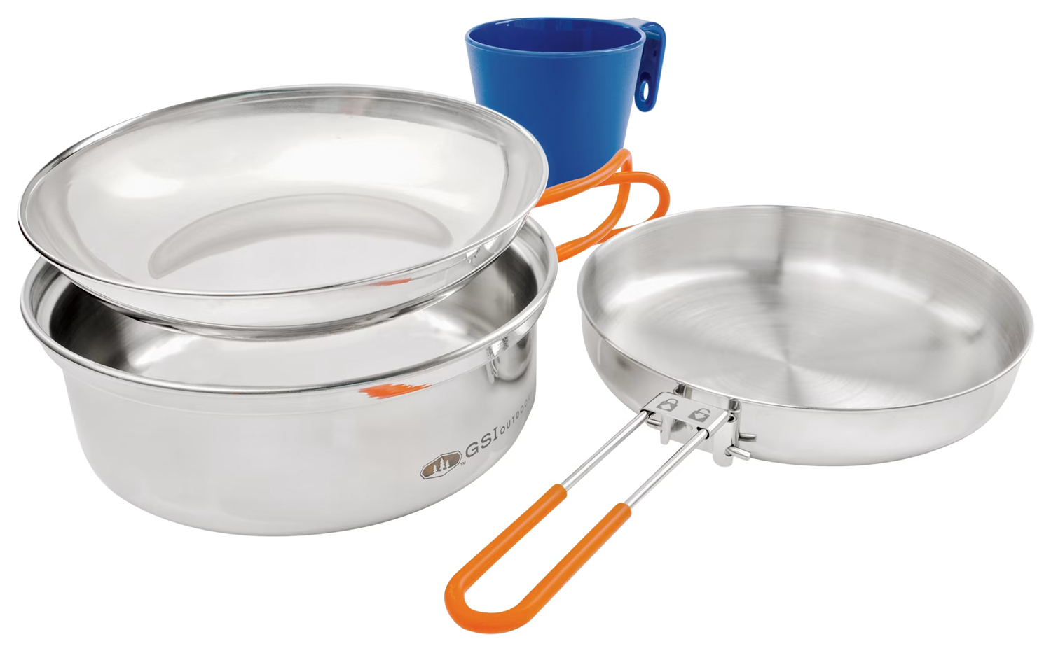 GSI Stainless Steel 4pc Personal Cook Kit 2 GSI Stainless Steel 4pc Personal Cook Kit