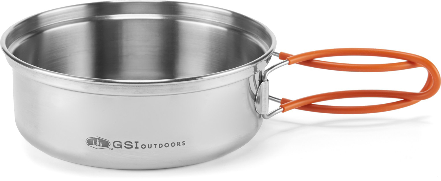 GSI Stainless Steel 4pc Personal Cook Kit 4 GSI Stainless Steel 4pc Personal Cook Kit