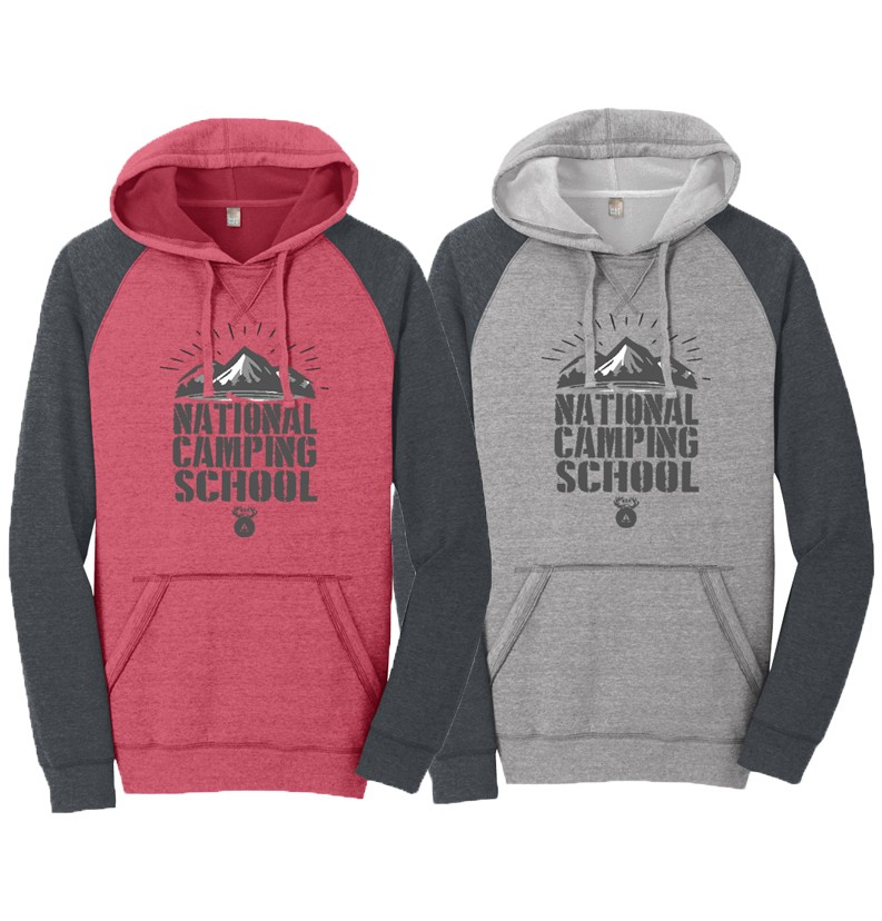National Camping School Men's Mountain Peak Raglan Hoodie