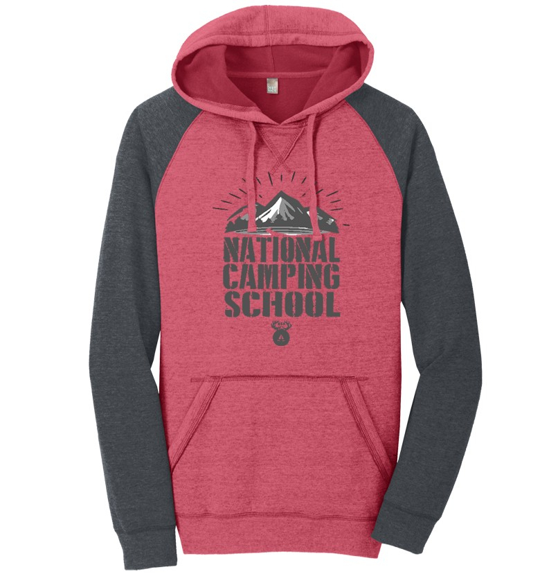 National Camping School Men's Mountain Peak Raglan Hoodie