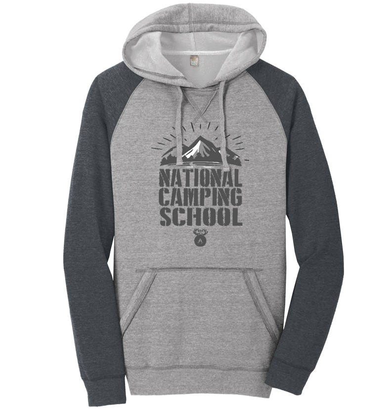 National Camping School Men's Mountain Peak Raglan Hoodie