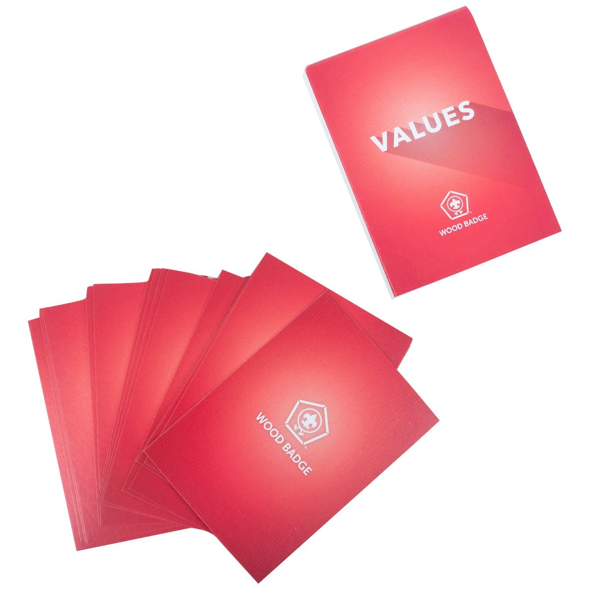 Wood Badge "Values" Cards, 38pk