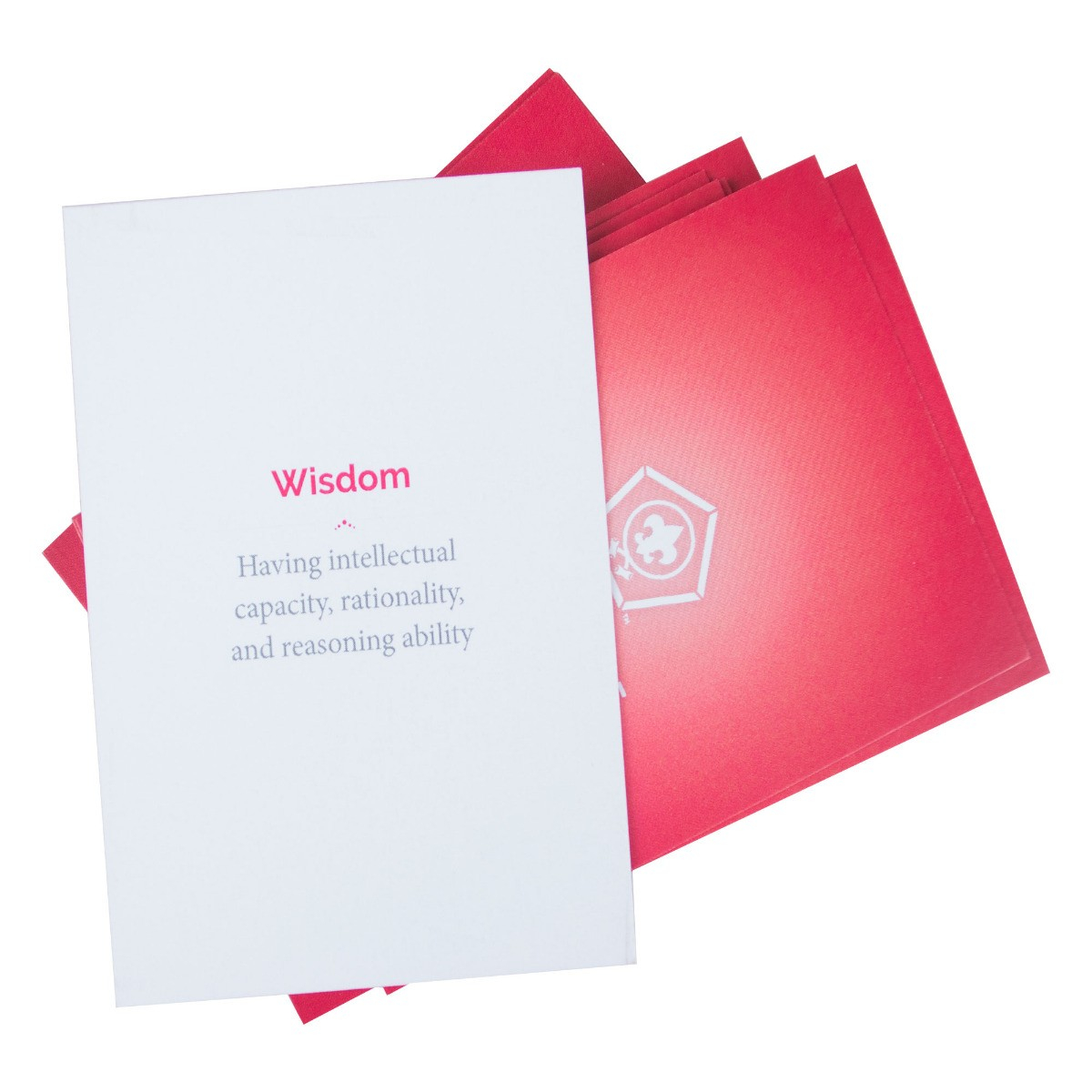 Wood Badge "Values" Cards, 38pk