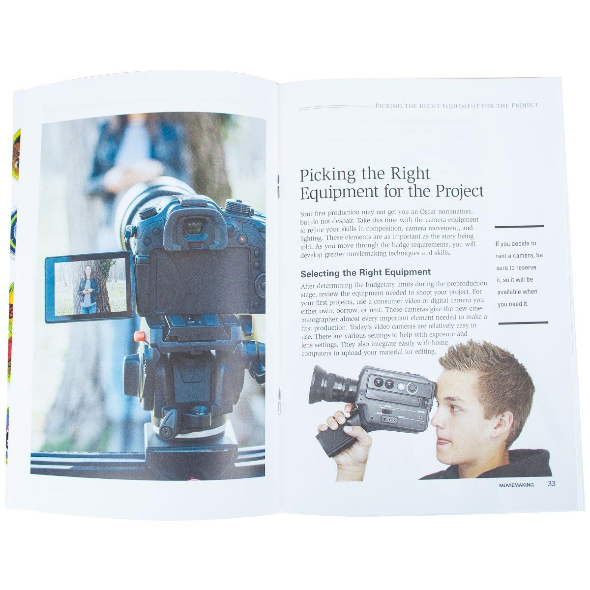 Moviemaking Merit Badge Pamphlet 3 Moviemaking Merit Badge Pamphlet