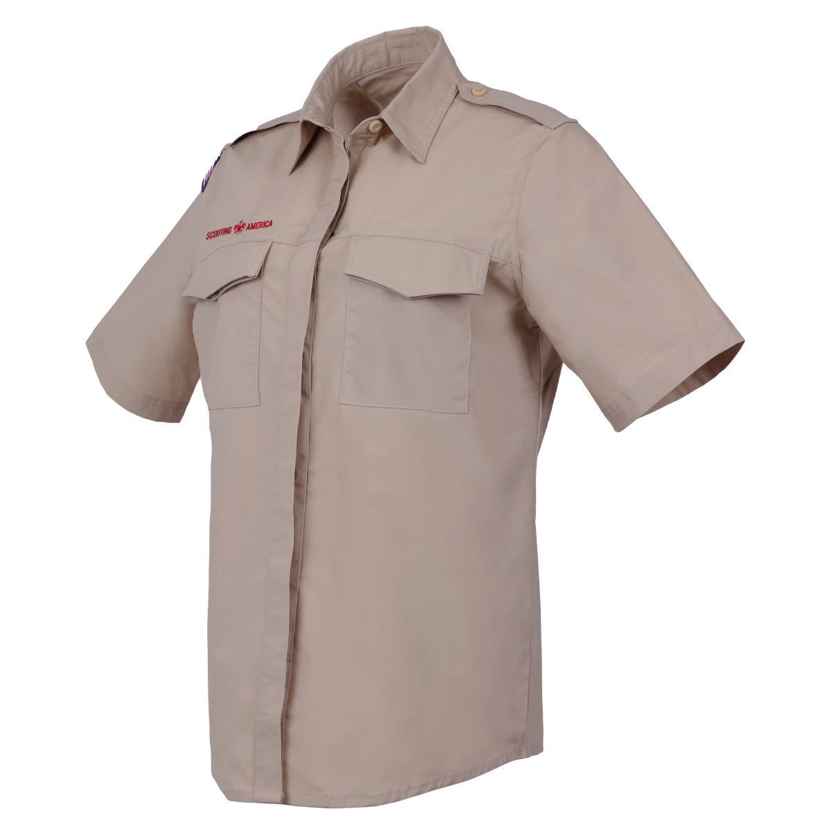 Scouts BSA Short-Sleeve Uniform Shirt, Khaki - Women's Made to Measure
