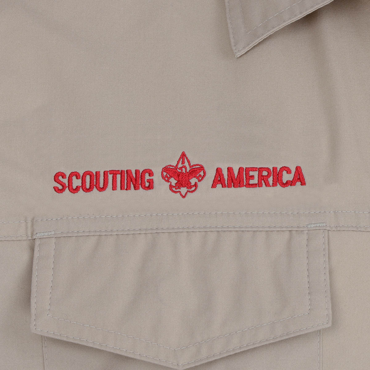 Scouts BSA Short-Sleeve Uniform Shirt, Khaki - Women's Made to Measure 6 Scouts BSA Short-Sleeve Uniform Shirt, Khaki - Women's Made to Measure