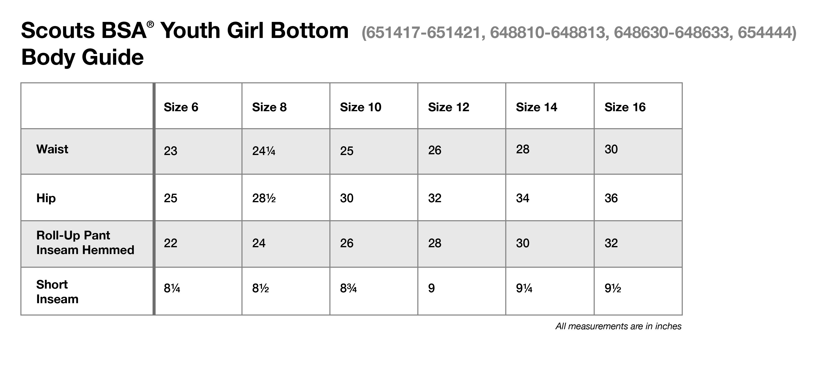Scouts BSA Uniform Skort - Girls' 6-14 8 Scouts BSA Uniform Skort - Girls' 6-14