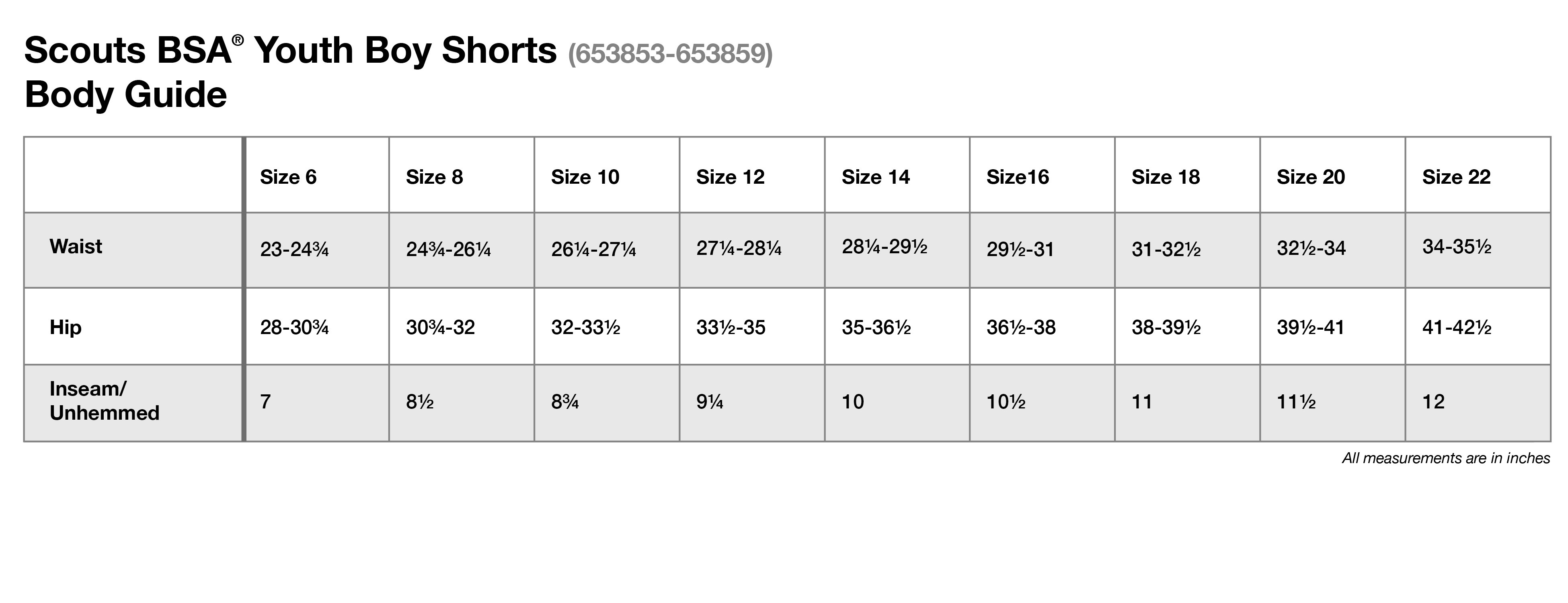 Scouts BSA Uniform Short - Boys 8-20