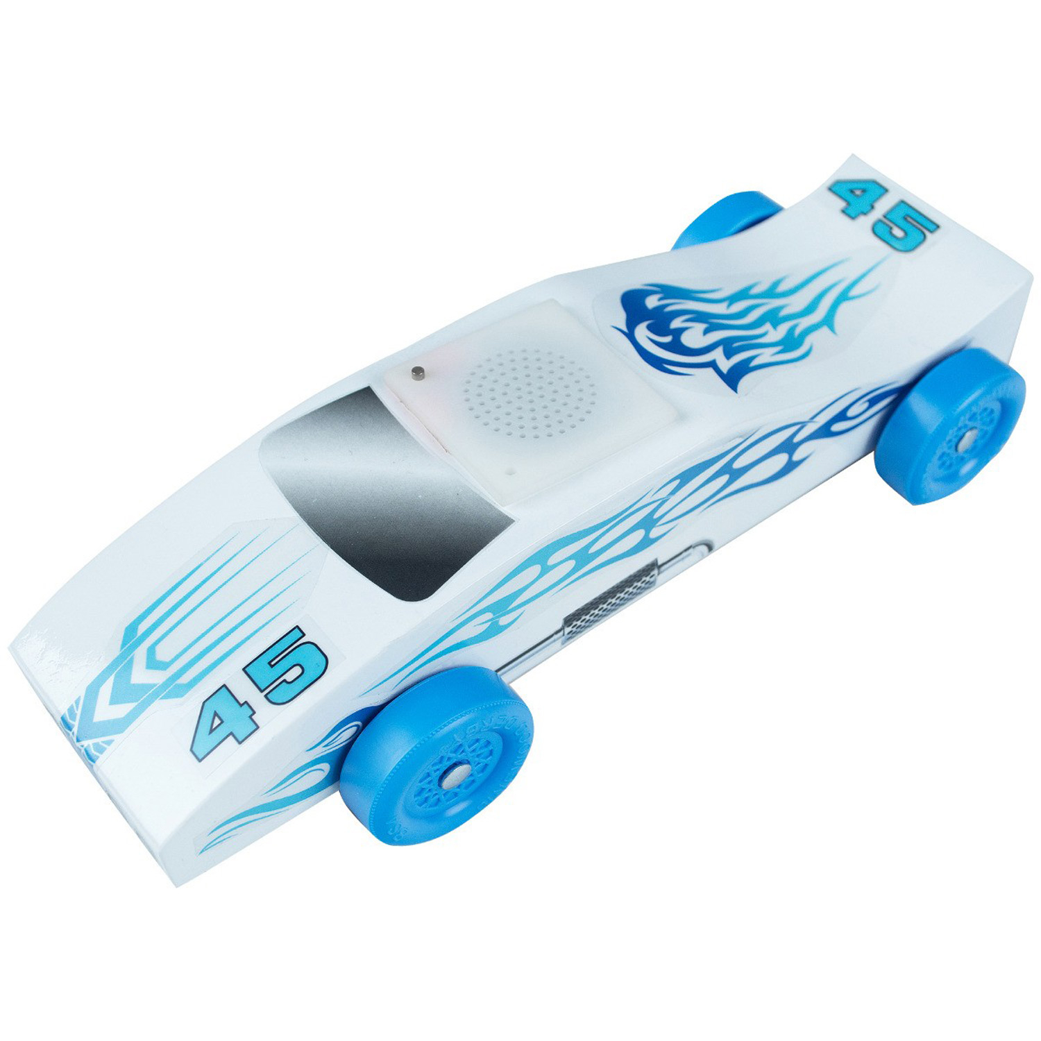 Pinewood Derby Pre Cut Blue Flames Decals