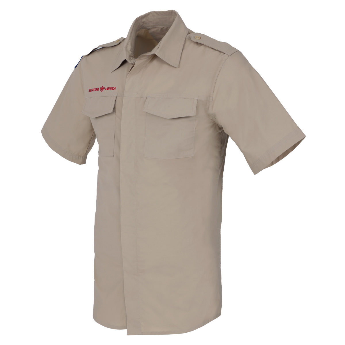 Scouts BSA Short-Sleeve Uniform Shirt, Khaki - Boys' Made to Measure