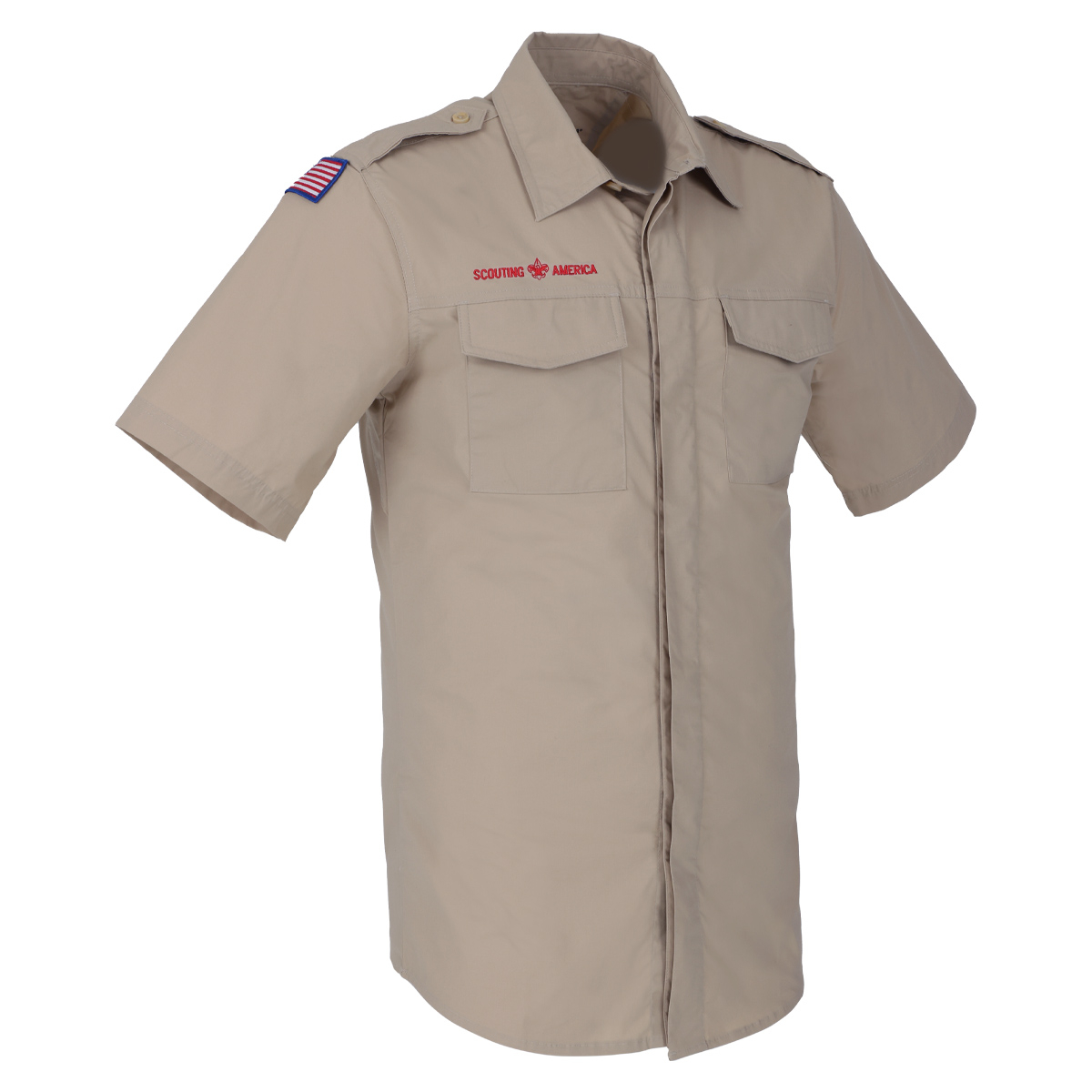 Scouts BSA Uniform Shirt Short Sleeve, Khaki - Men's Made to Measure 5 Scouts BSA Uniform Shirt Short Sleeve, Khaki - Men's Made to Measure