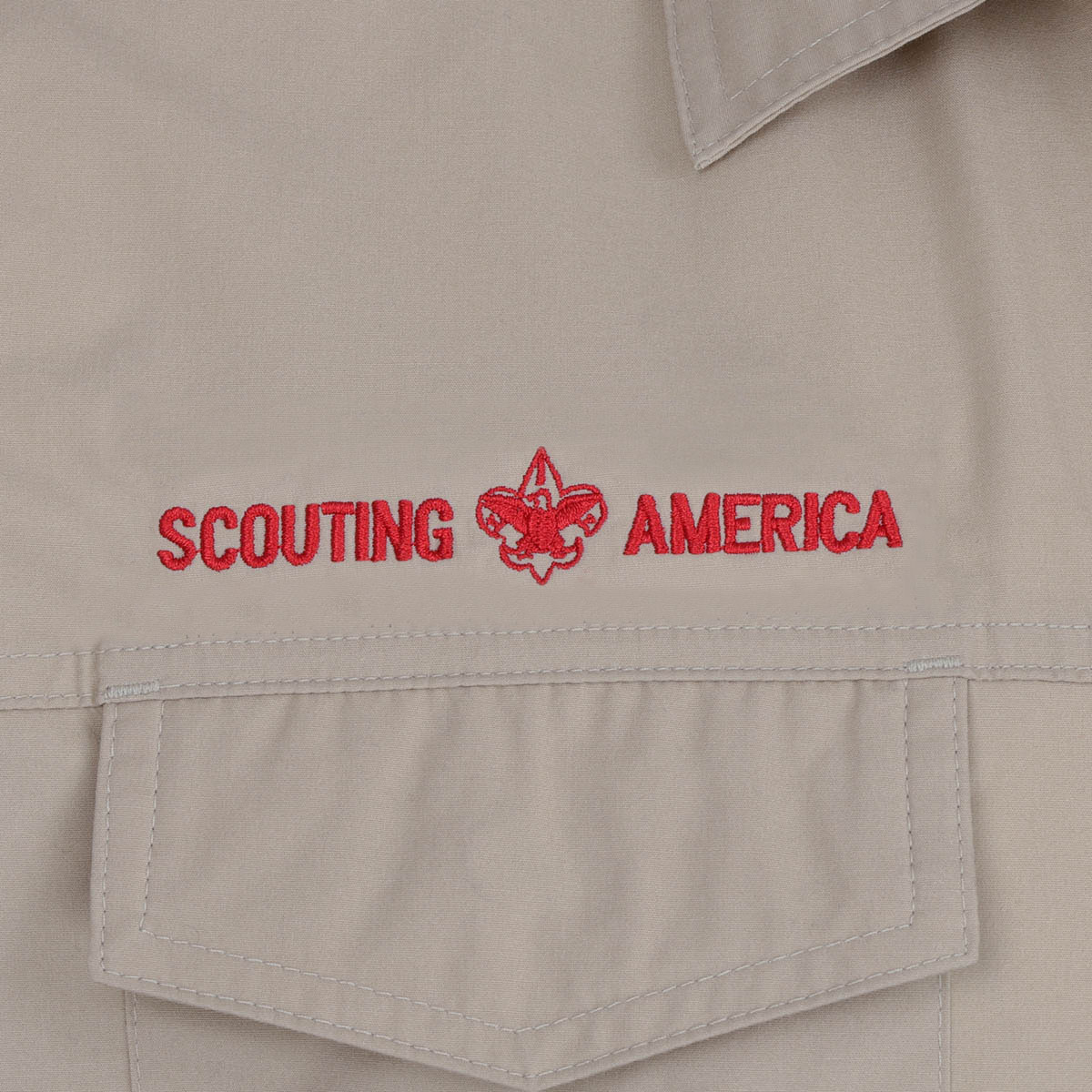 Scouts BSA Uniform Shirt Short Sleeve, Khaki - Men's Made to Measure 6 Scouts BSA Uniform Shirt Short Sleeve, Khaki - Men's Made to Measure
