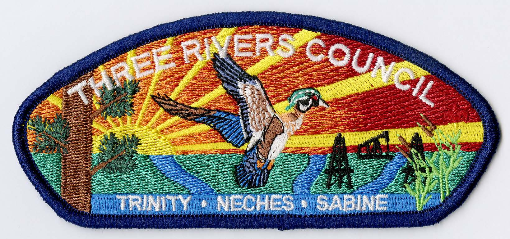Three Rivers Council Shoulder Patch 1 Three Rivers Council Shoulder Patch