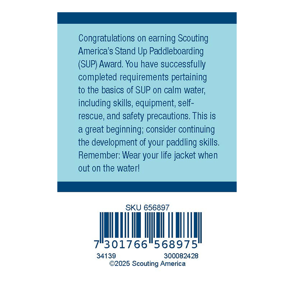 Stand Up Paddleboarding Pocket Certificate