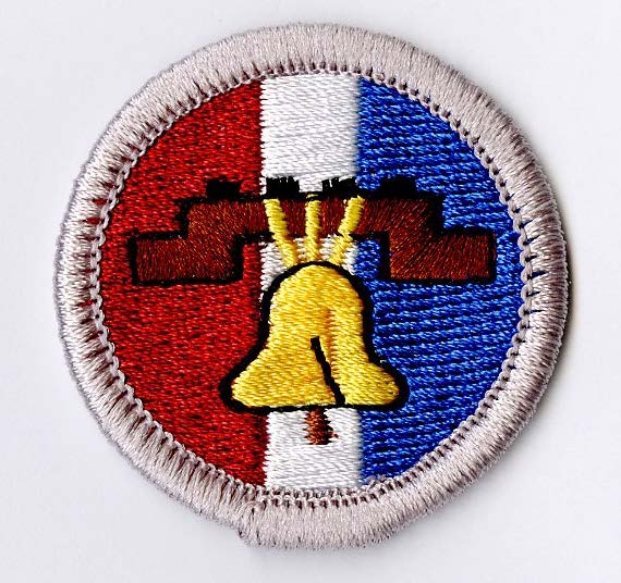 Citizenship In National Merit Badge Emblem