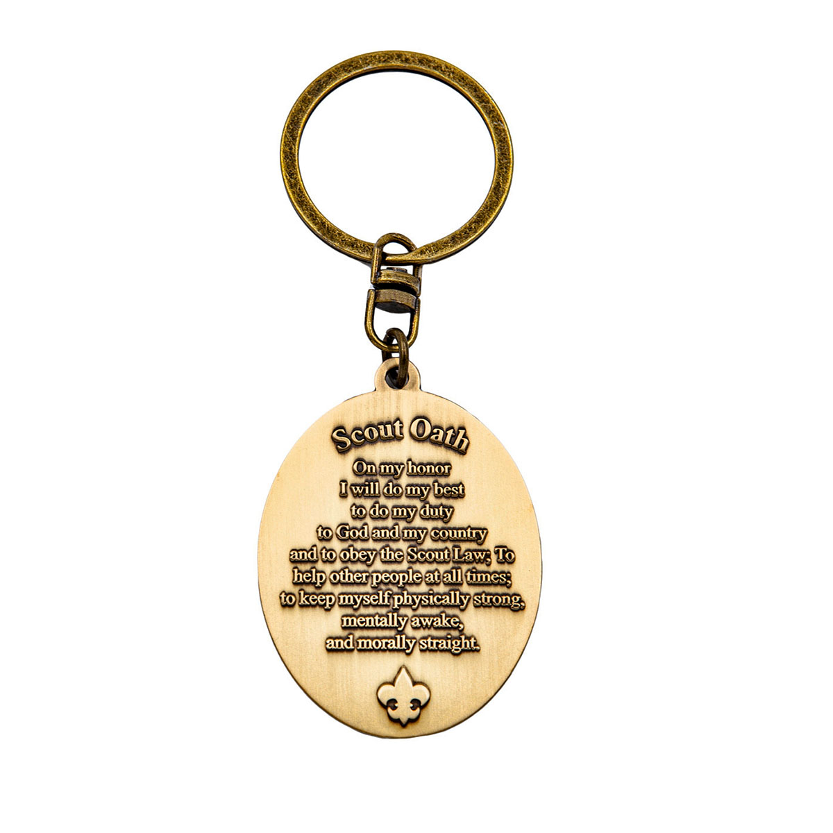 Scout Oath Key Ring