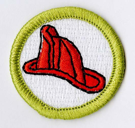 Fire Safety Merit Badge Emblem