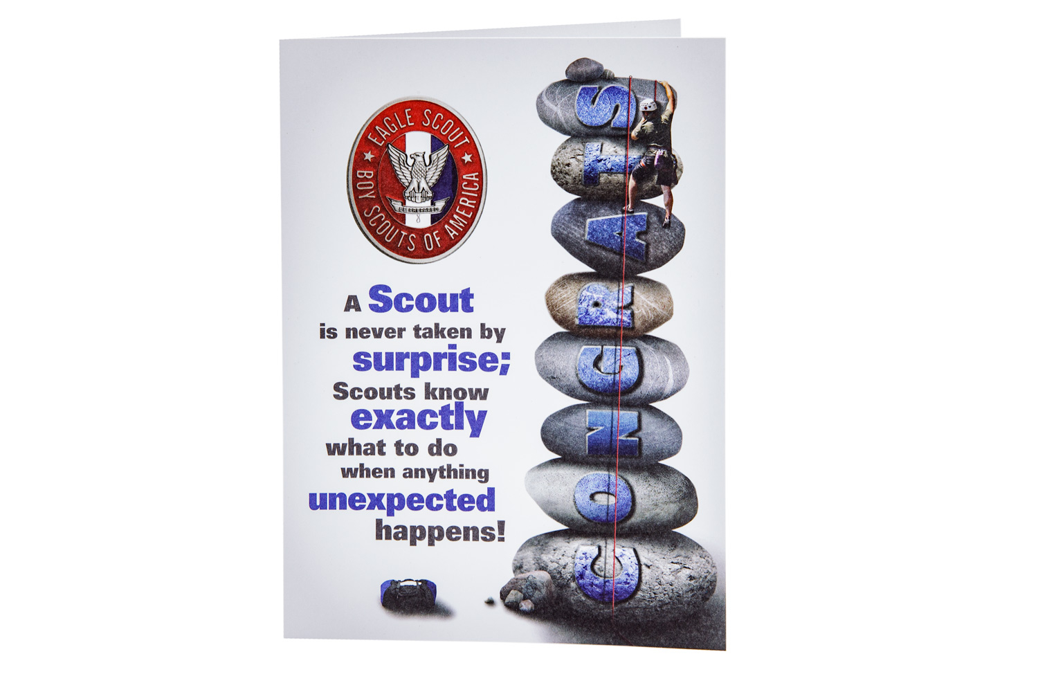 Eagle Scout Rocks Congratulations Card