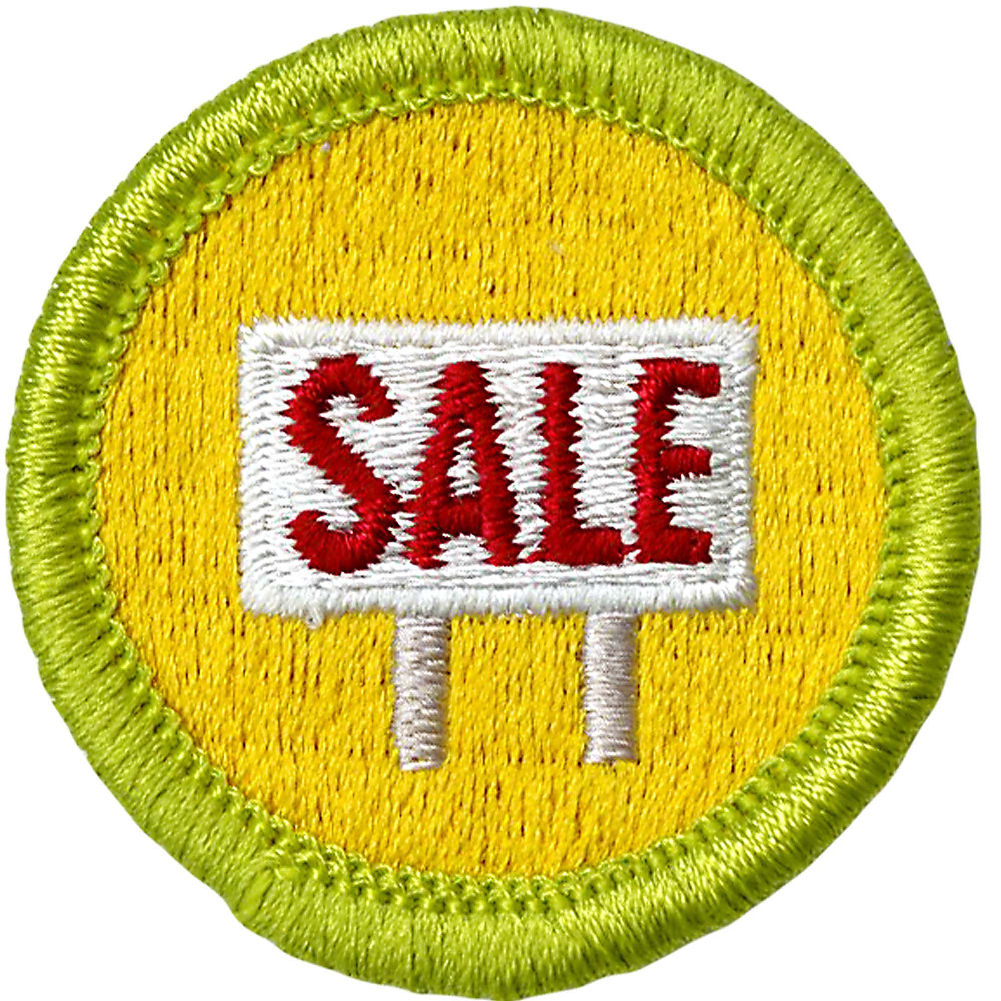 Salesmanship Merit Badge Emblem 1 Salesmanship Merit Badge Emblem