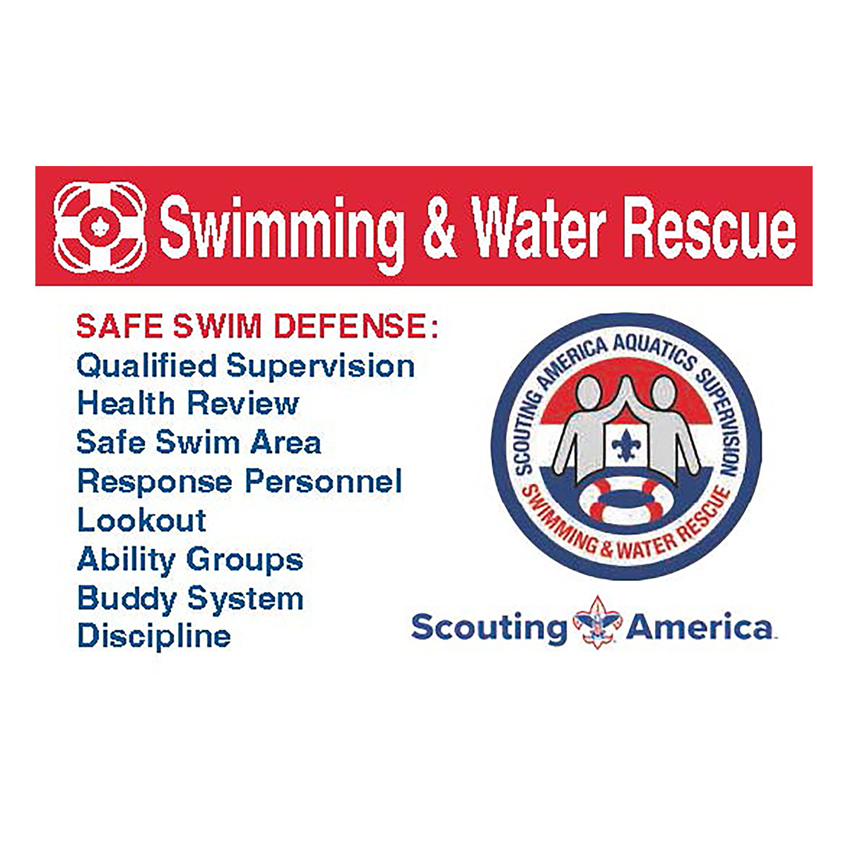 Aquatics Swimming & Water Rescue Pocket Certificate