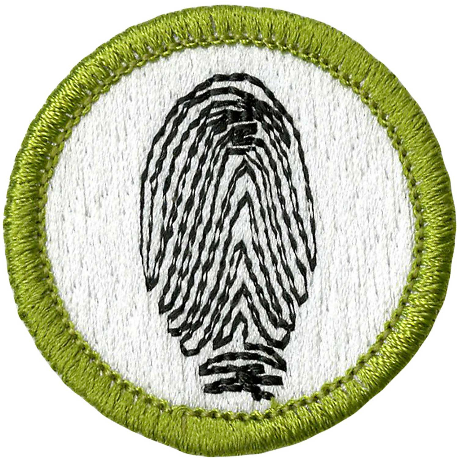 Fingerprinting Merit Badge Emblem 1 Fingerprinting Merit Badge Emblem
