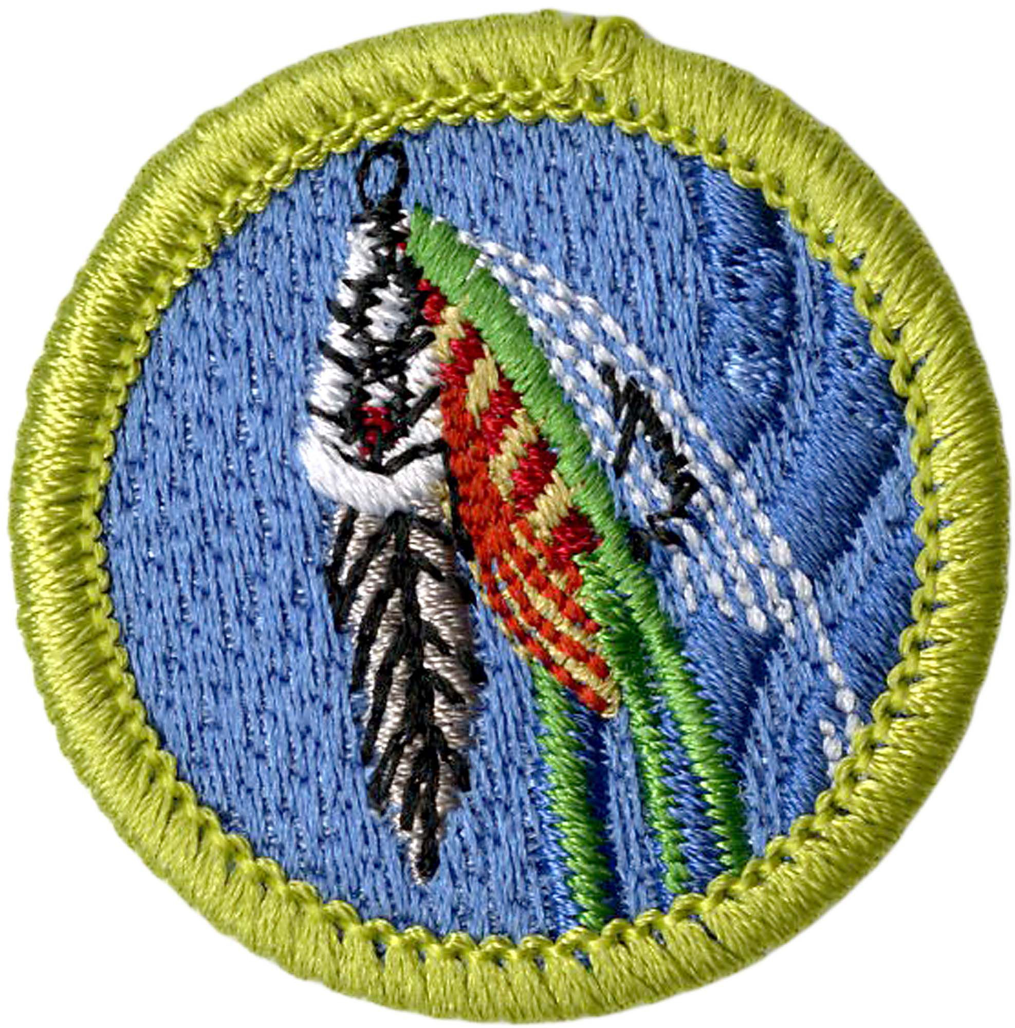 Fly Fishing Merit Badge Emblem 1 Fly Fishing Merit Badge Emblem