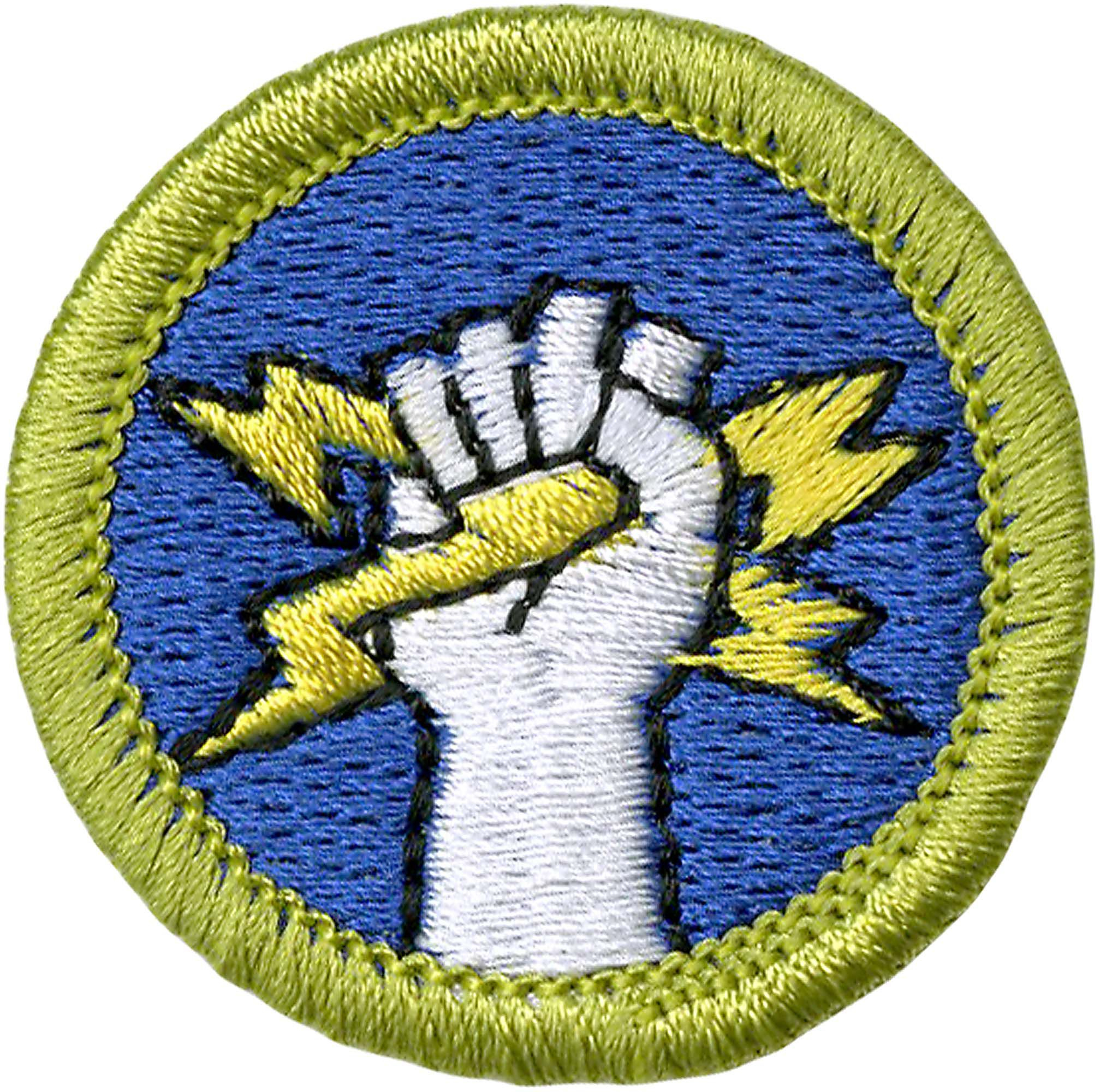 Electricity Merit Badge Emblem