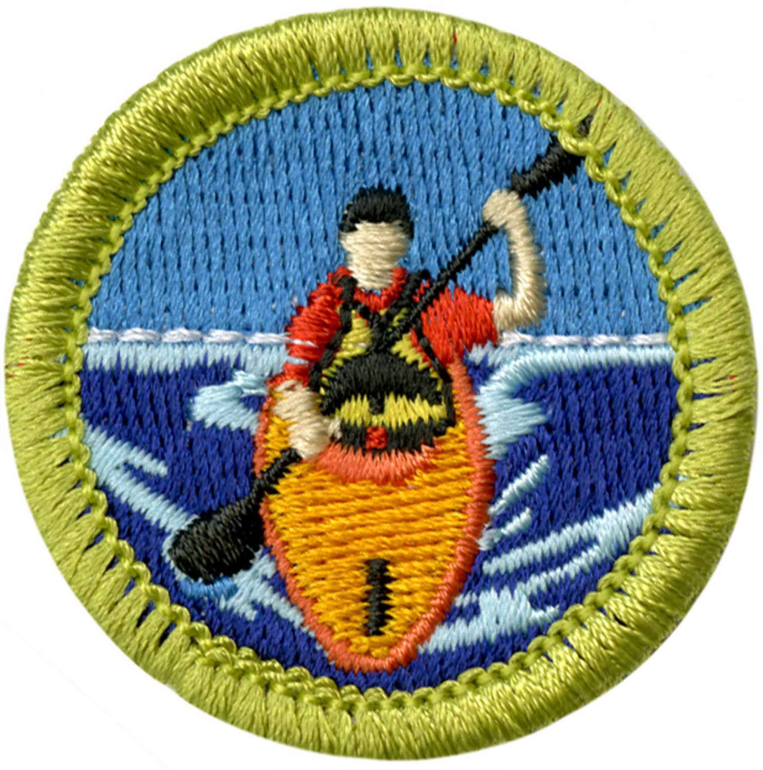 Kayaking Merit Badge Emblem 1 Kayaking Merit Badge Emblem
