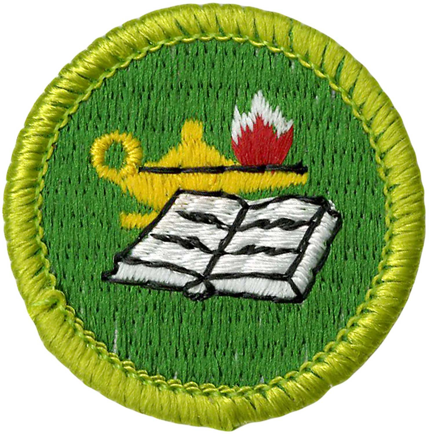 Reading Merit Badge Emblem 1 Reading Merit Badge Emblem