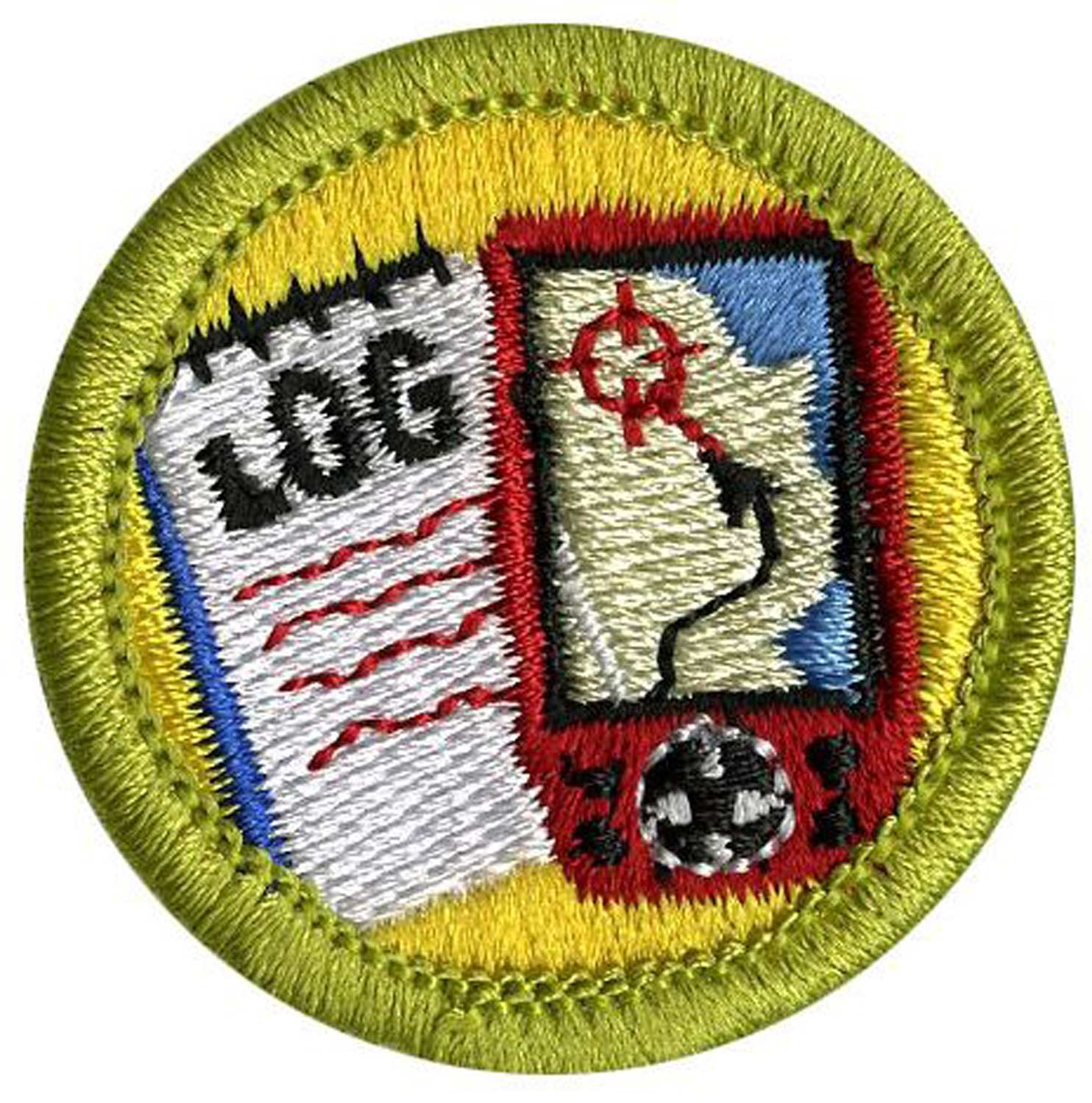Geocaching Merit Badge Emblem 1 Geocaching Merit Badge Emblem