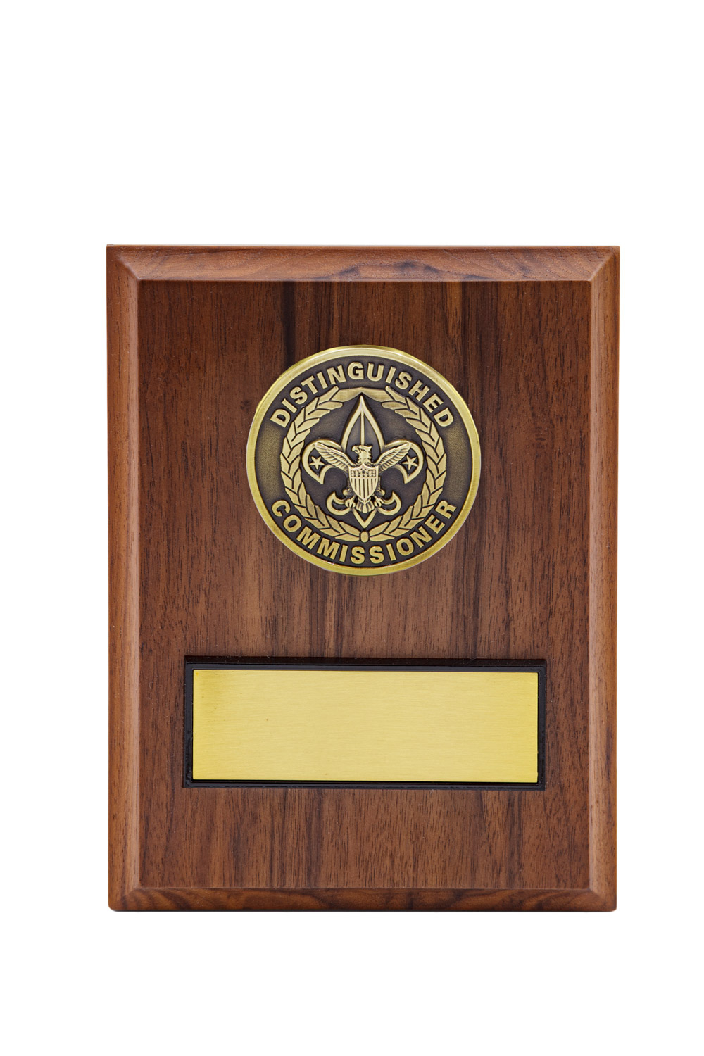 BSA Distinguished Commissioner Plaque