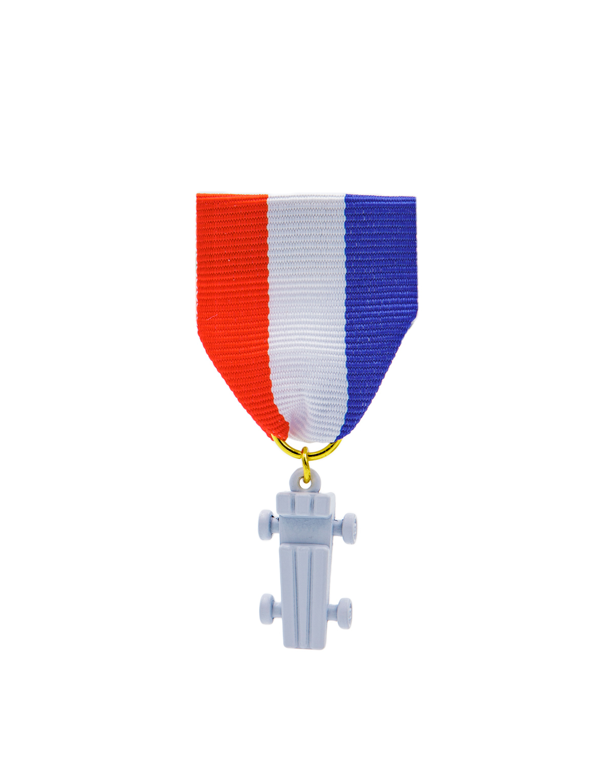 Cub Scout Pinewood Derby Car Medal, White