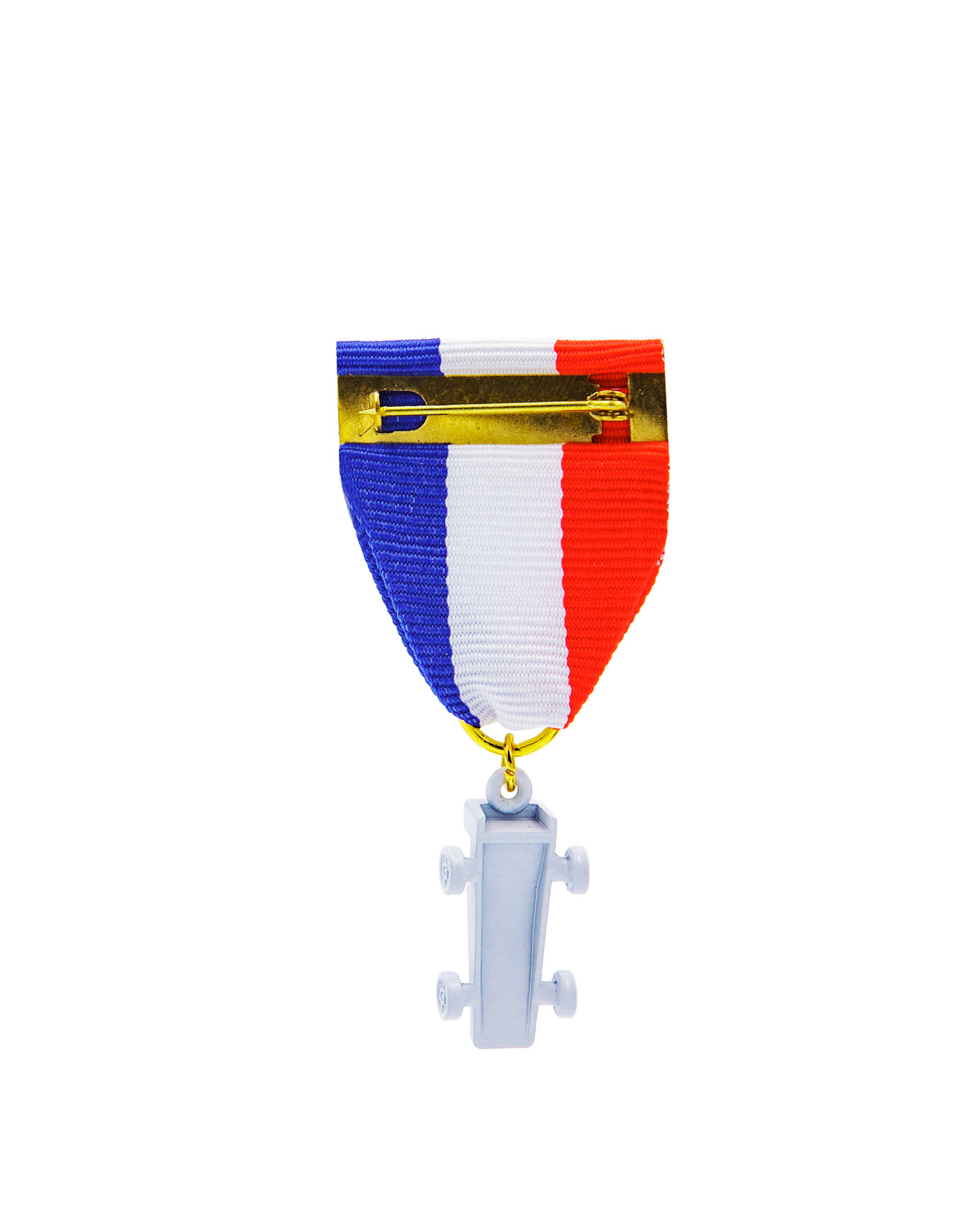 Cub Scout Pinewood Derby Car Medal, White