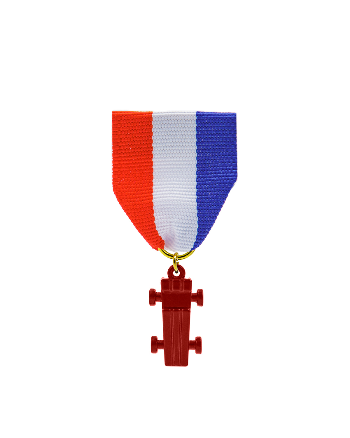 Cub Scout Pinewood Derby Car Medal, Red