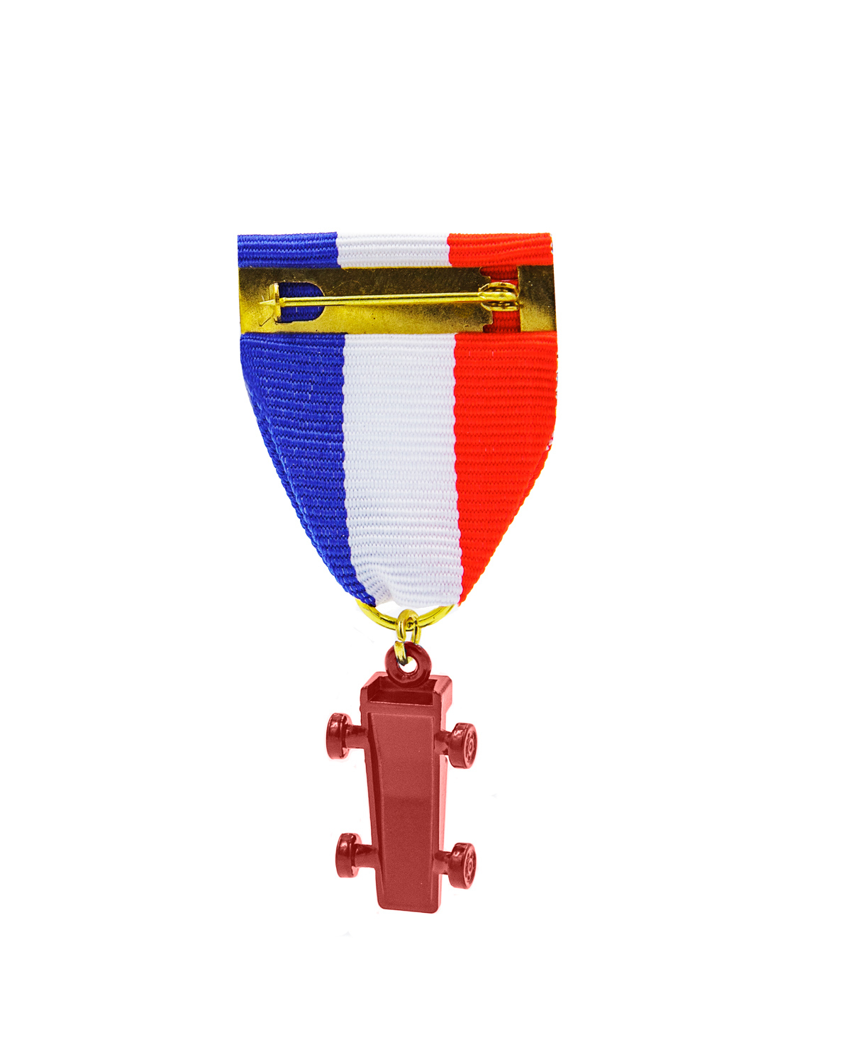 Cub Scout Pinewood Derby Car Medal, Red