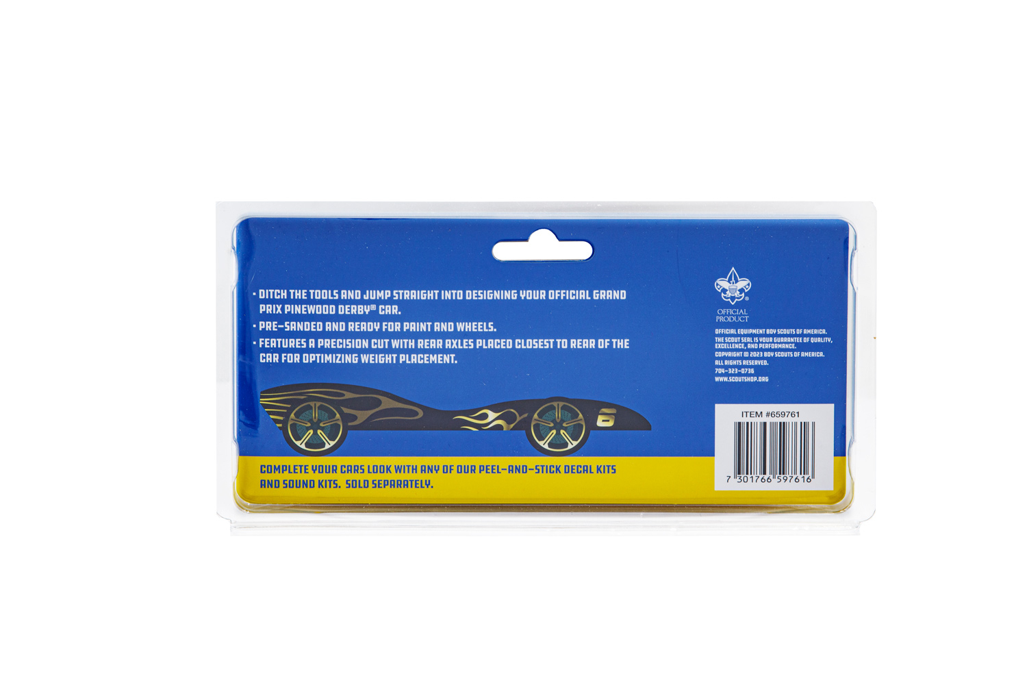 Pre Cut Pinewood Derby Car, Sports Car 2 Pre Cut Pinewood Derby Car, Sports Car